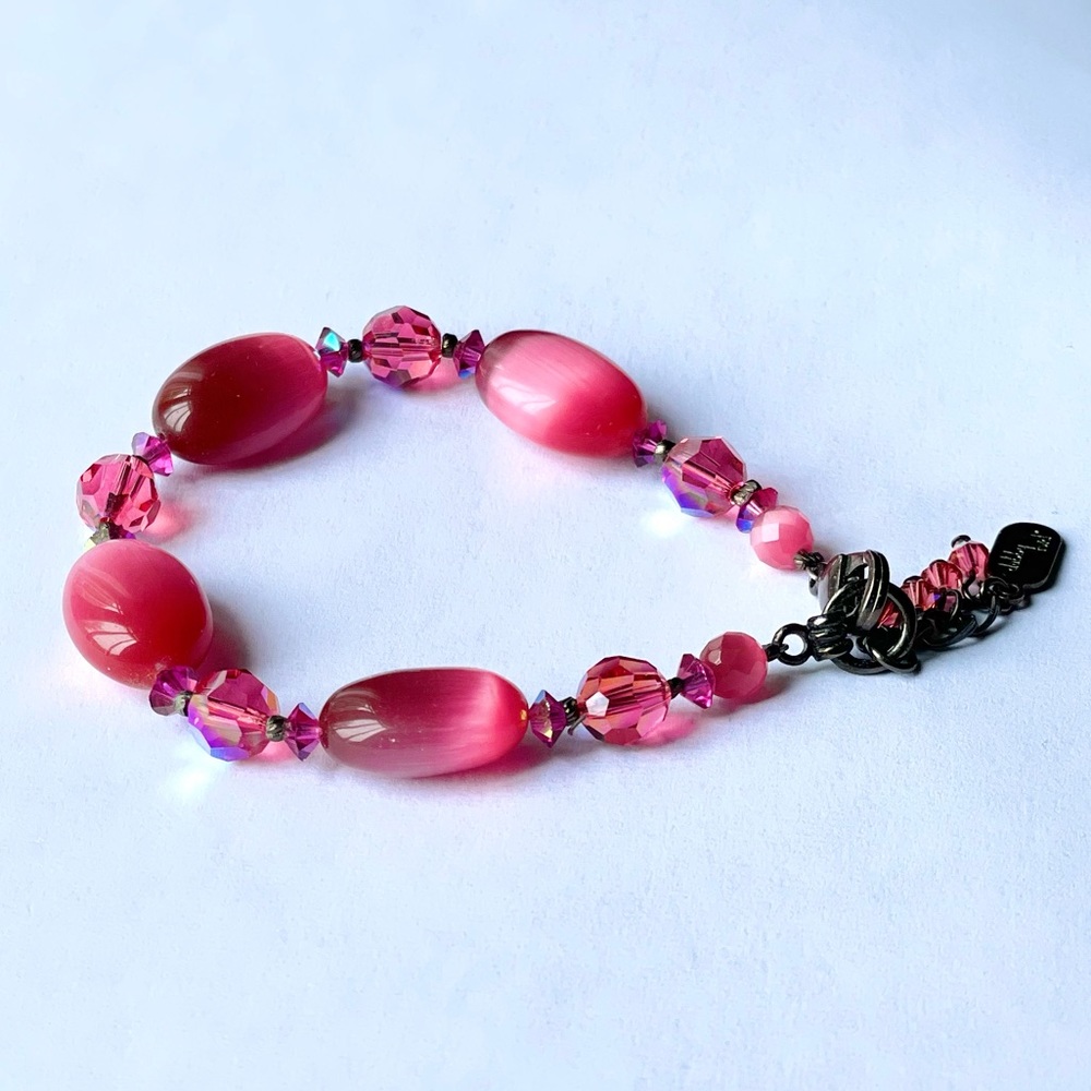 Dabby Reid Pink Crystal Bracelet